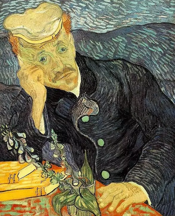 نقاشی پرتره دکتر گاشه از Vincent Van Gogh